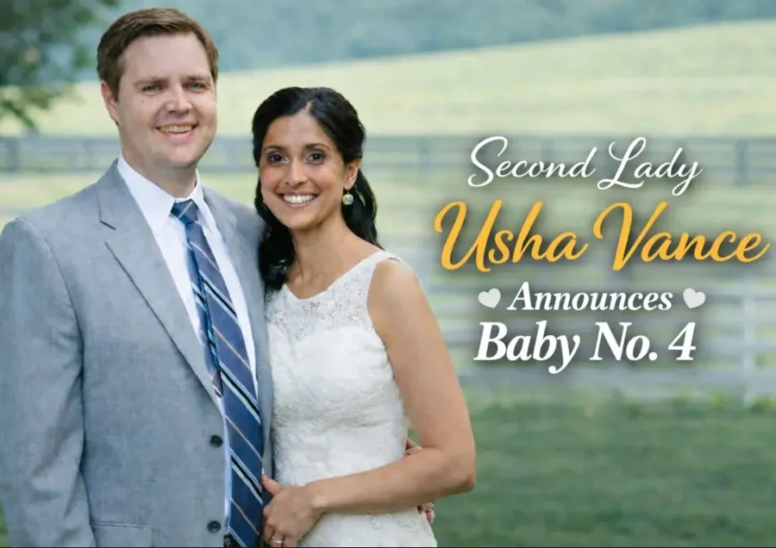 Second Lady Usha Vance Announces Baby No. 4