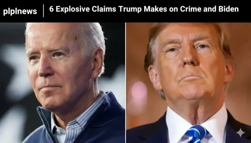 6 Explosive Claims Trump Makes on Crime and Biden