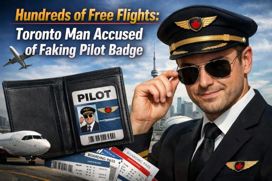 Hundreds of Free Flights: Toronto Man Accused of Faking Pilot Badge