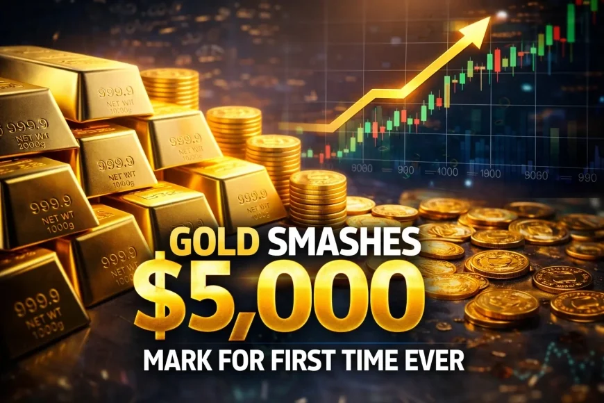 Gold Smashes $5,000 Mark for First Time Ever