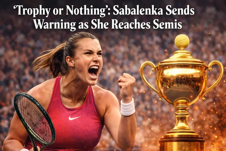 Trophy or Nothing’: Sabalenka Sends Warning as She Reaches Semis