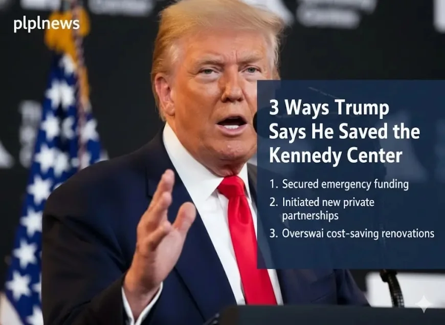 3 Ways Trump Says He Saved the Kennedy Center