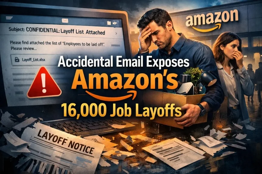 Accidental Email Exposes Amazon’s 16,000 Job Layoffs