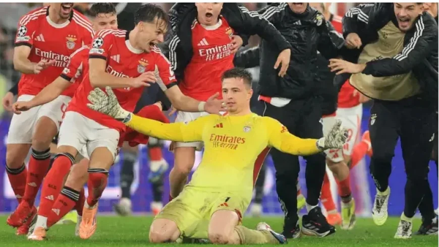 Benfica’s Keeper Strikes Last-Gasp Winner as Real Madrid Miss Top 8