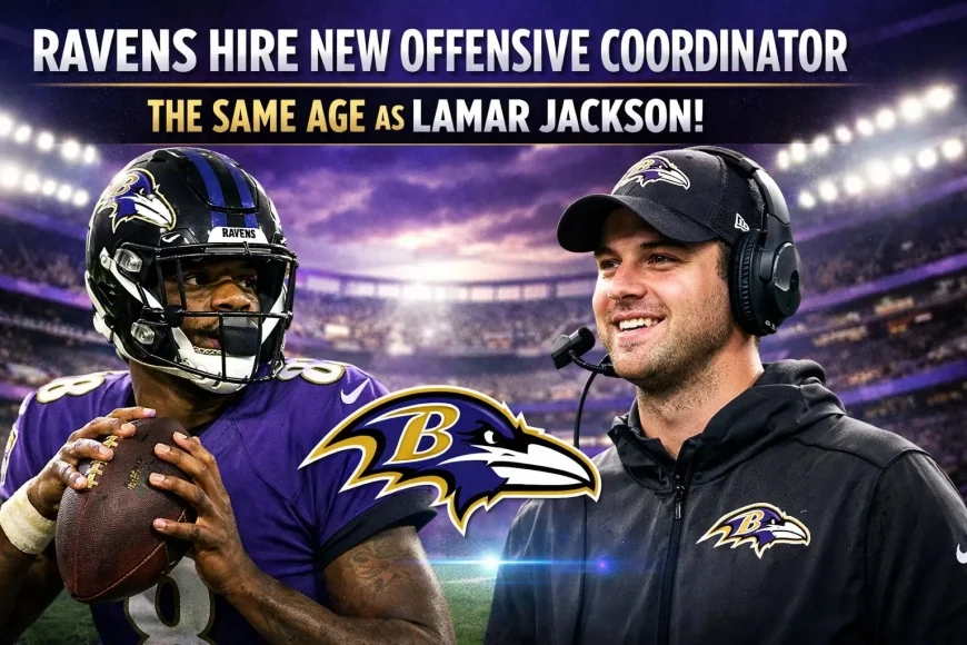 Ravens Hire New Offensive Coordinator the Same Age as Lamar Jackson