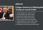 8 Signs America Is Rallying Behind Trump on Law & Order