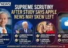 Supreme Scrutiny After Study Says Apple News May Skew Left
