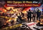 DOJ Charges 30 More After Minnesota Church Protest Chaos