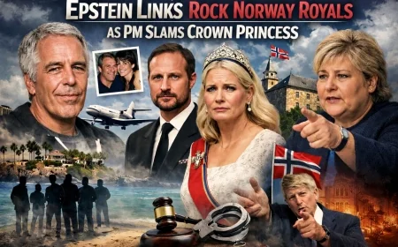 Epstein Links Rock Norway Royals as PM Slams Crown Princess