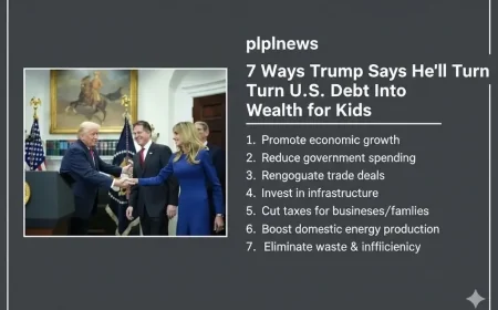 7 Ways Trump Says He’ll Turn U.S. Debt Into Wealth for Kids