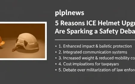 5 Reasons ICE Helmet Upgrades Are Sparking a Safety Debate
