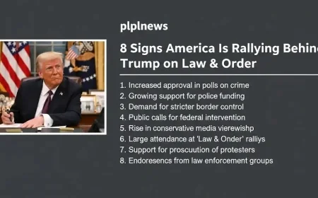 8 Signs America Is Rallying Behind Trump on Law & Order
