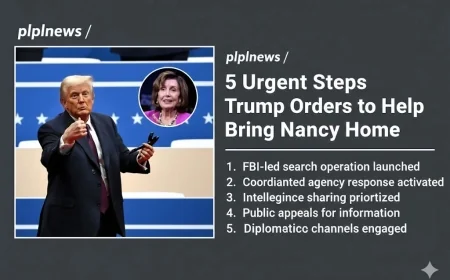 5 Urgent Steps Trump Orders to Help Bring Nancy Home