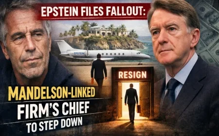 Epstein Files Fallout: Mandelson-Linked Firm’s Chief to Step Down