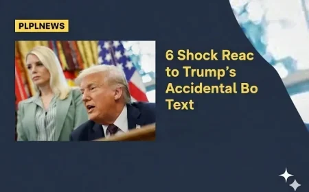 6 Shock Reactions to Trump’s Accidental Bondi Text