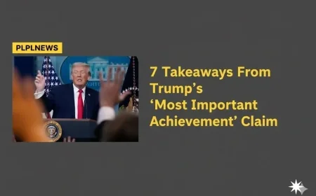 7 Takeaways From Trump’s ‘Most Important Achievement’ Claim
