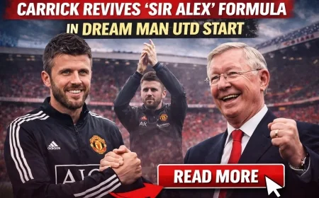 Carrick Revives ‘Sir Alex’ Formula in Dream Man Utd Start