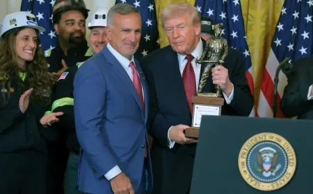 Trump Touts ‘Champion of Beautiful Clean Coal’ at White House