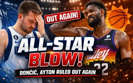 All-Star Blow: Dončić, Ayton Ruled Out Again