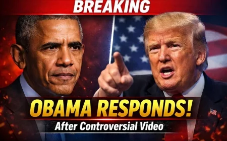 Obama Breaks Silence After Racist Video Shared by Trump