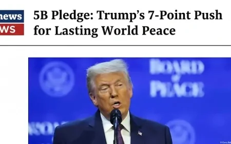 $5B Pledge: Trump’s 7-Point Push for Lasting World Peace