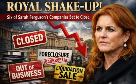 Royal Shake-Up: Six of Sarah Ferguson’s Companies Set to Close