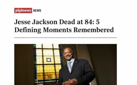 Jesse Jackson Dead at 84: 5 Defining Moments Remembered