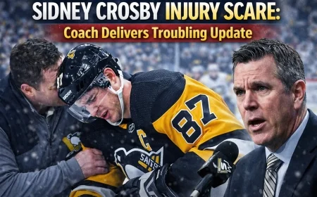 Sidney Crosby Injury Scare: Coach Delivers Troubling Update