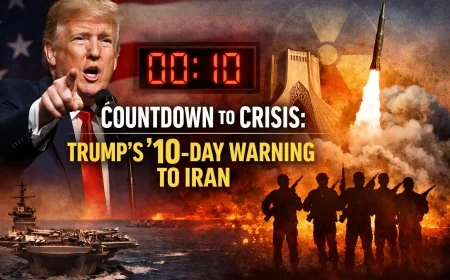 Countdown to Crisis: Trump’s 10-Day Warning to Iran
