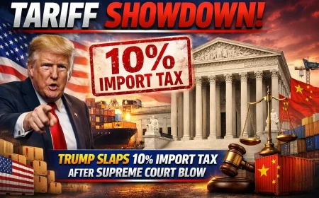 Tariff Showdown: Trump Slaps 10% Import Tax After Supreme Court Blow