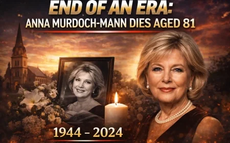 End of an Era: Anna Murdoch-Mann Dies Aged 81
