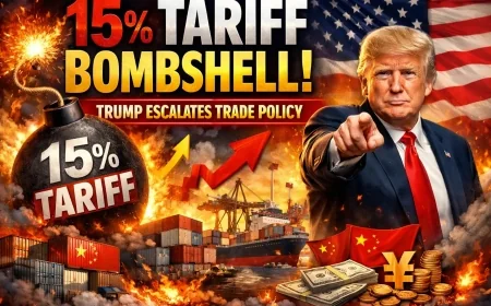 15% Tariff Bombshell: Trump Escalates Trade Policy