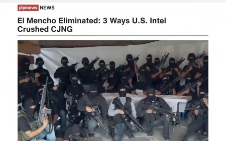 El Mencho Eliminated: 3 Ways U.S. Intel Crushed CJNG