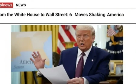 From the White House to Wall Street: 6 Moves Shaking America