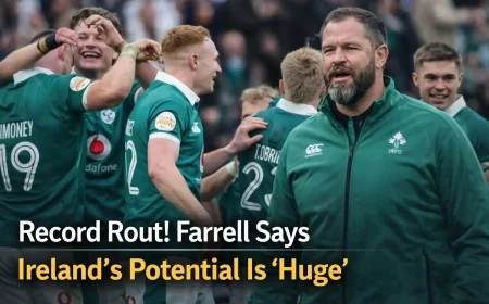Record Rout! Farrell Says Ireland’s Potential Is ‘Huge’