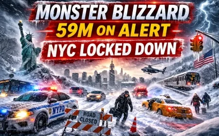 Monster Blizzard: 59M on Alert, NYC Locked Down