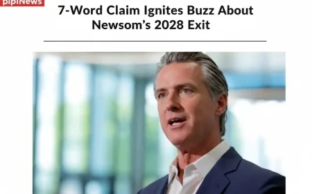 7-Word Claim Ignites Buzz About Newsom’s 2028 Exit