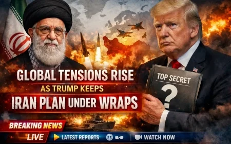 Global Tensions Rise as Trump Keeps Iran Plan Under Wraps