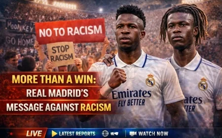 More Than a Win: Real Madrid’s Message Against Racism