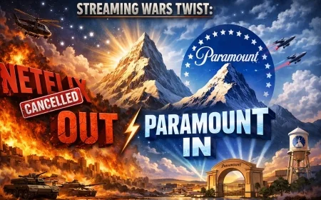 Streaming Wars Twist: Netflix Out, Paramount In