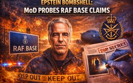 Epstein Bombshell: MoD Probes RAF Base Claims