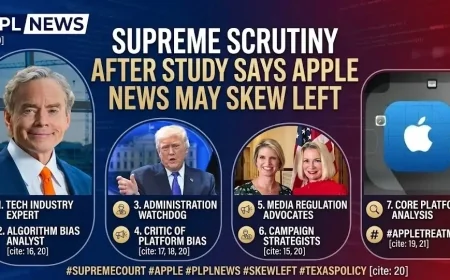 Supreme Scrutiny After Study Says Apple News May Skew Left