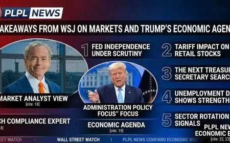 5 Takeaways From WSJ on Markets and Trump’s Economic Agenda