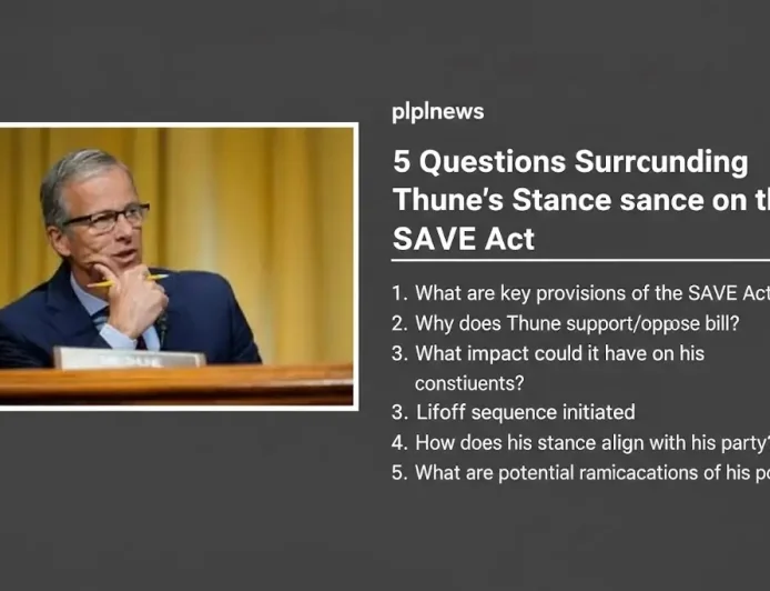5 Questions Surrounding Thune’s Stance on the SAVE Act