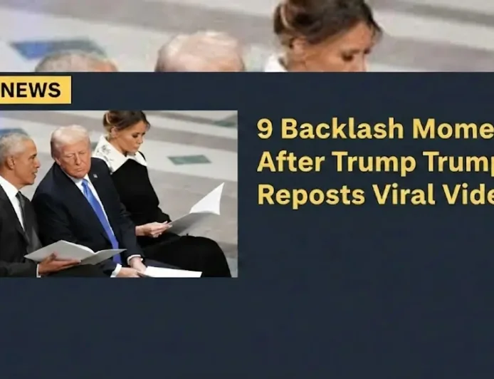9 Backlash Moments After Trump Reposts Viral Video