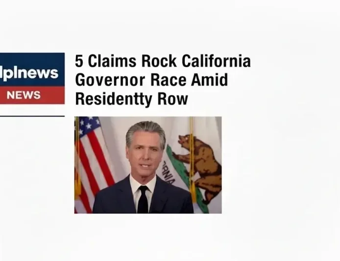 5 Claims Rock California Governor Race Amid Residency Row