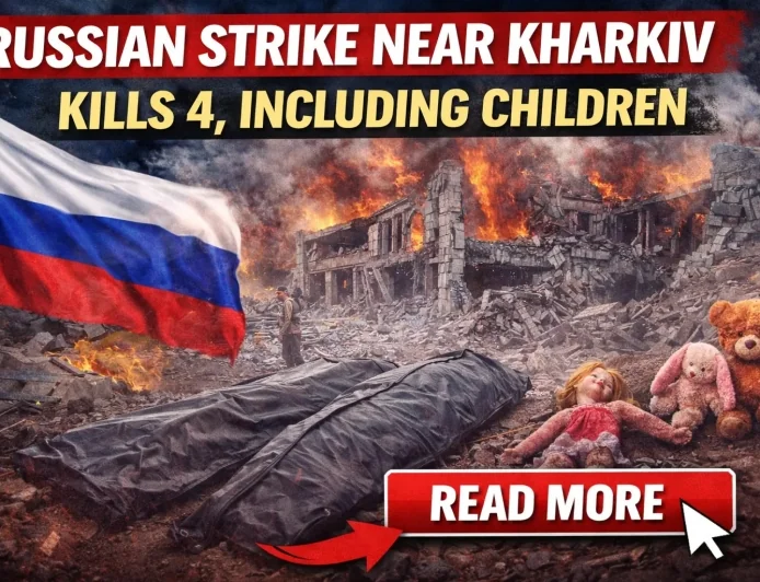 Russian Strike Near Kharkiv Kills 4, Including Children