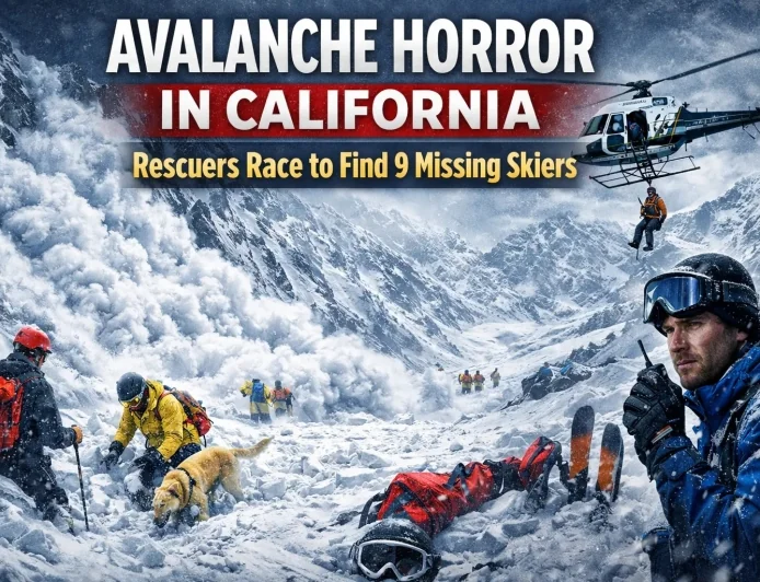 Avalanche Horror in California: Rescuers Race to Find 9 Missing Skiers