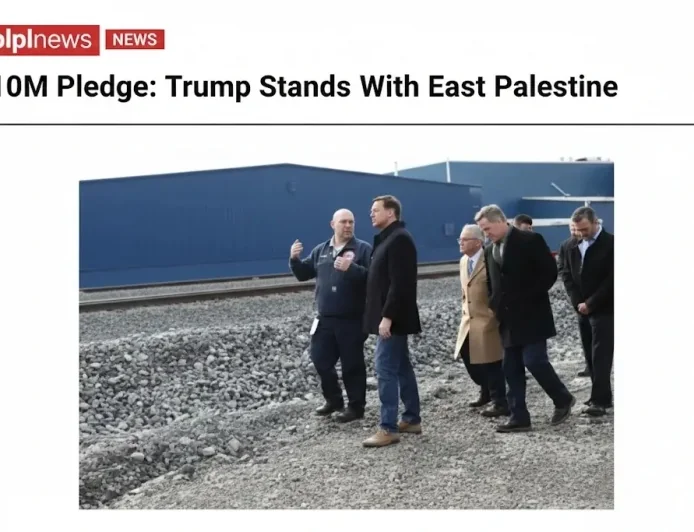 $10M Pledge: Trump Stands With East Palestine