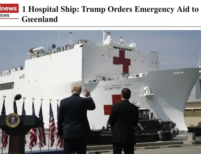 1 Hospital Ship: Trump Orders Emergency Aid to Greenland